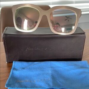 Lauren Akins x DIFF Rose Gold Sunglasses
